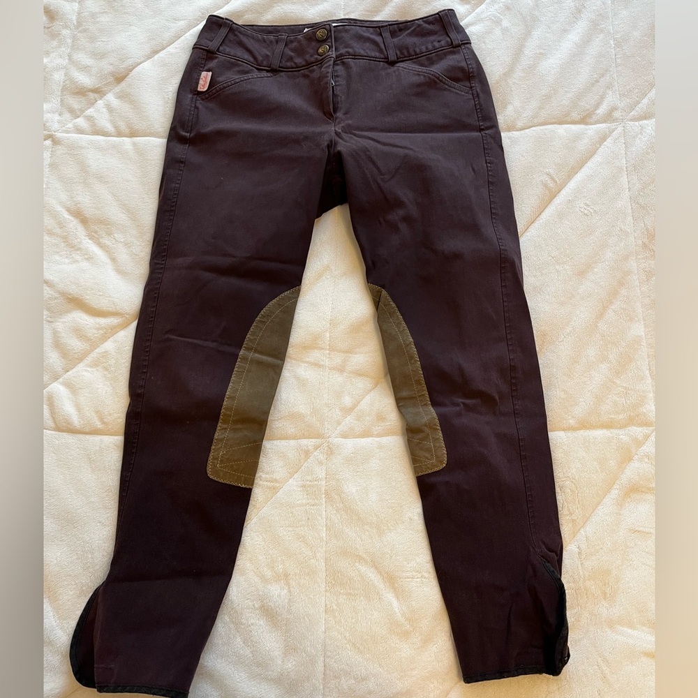 Maroon Tailored Sportsman breeches